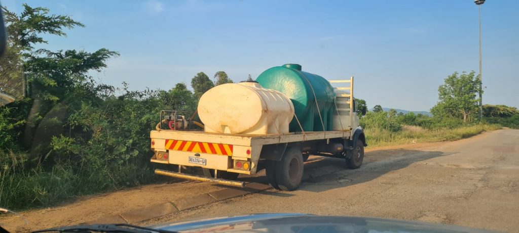 Water trucks in Tzaneen