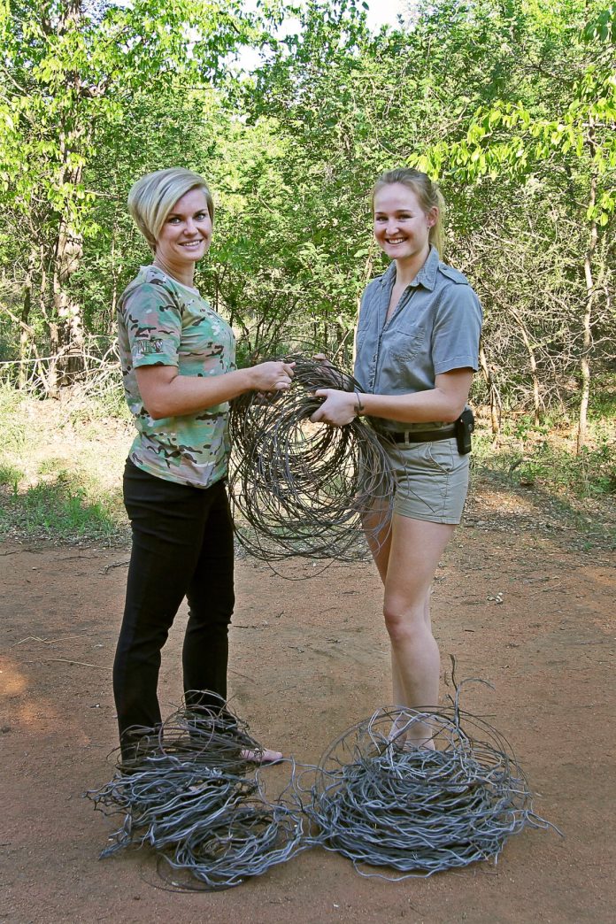 Snares are turned into jewellery